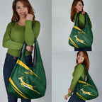 Personalized South Africa Rugby Bokke Grocery Bag Minimalism Style