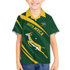 Personalized South Africa Rugby Bokke Kid Hawaiian Shirt Minimalism Style