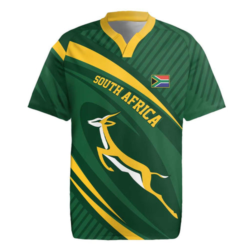 Personalized South Africa Rugby Bokke Rugby Jersey Minimalism Style