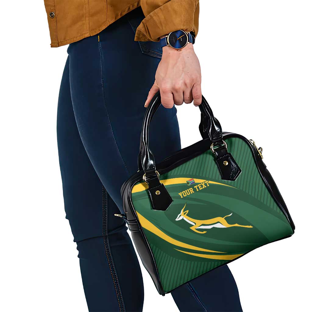 Personalized South Africa Rugby Bokke Shoulder Handbag Minimalism Style