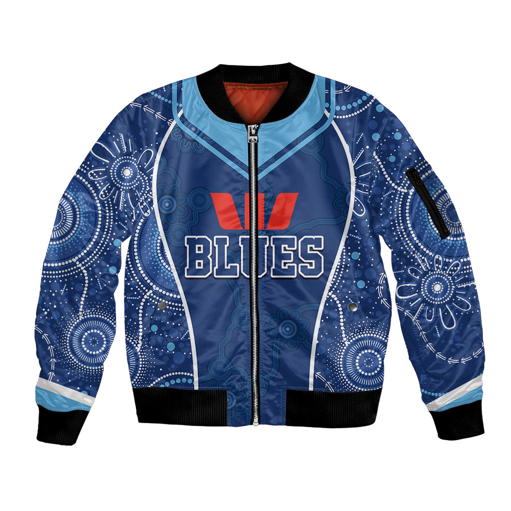 personalised-indigenous-nsw-blues-rugby-sleeve-zip-bomber-jacket-state-of-origin-blue-dynamic