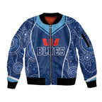 personalised-indigenous-nsw-blues-rugby-sleeve-zip-bomber-jacket-state-of-origin-blue-dynamic