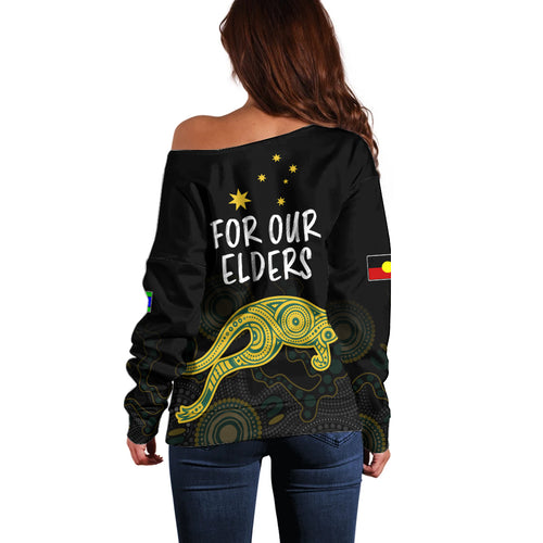 naidoc-week-2023-off-shoulder-sweater-australia-soccer-matildas-for-our-elders