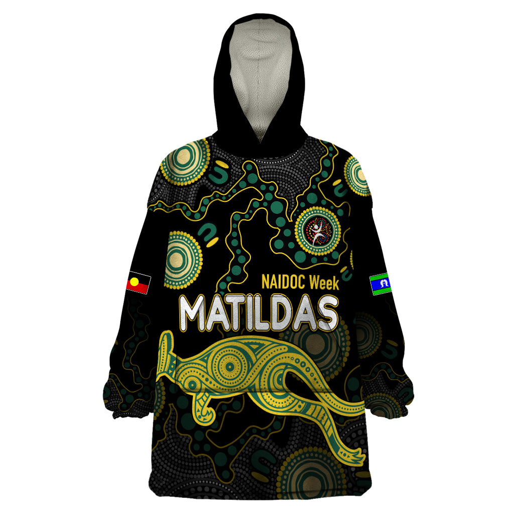naidoc-week-2023-wearable-blanket-hoodie-australia-soccer-matildas-for-our-elders