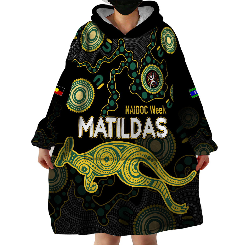 naidoc-week-2023-wearable-blanket-hoodie-australia-soccer-matildas-for-our-elders