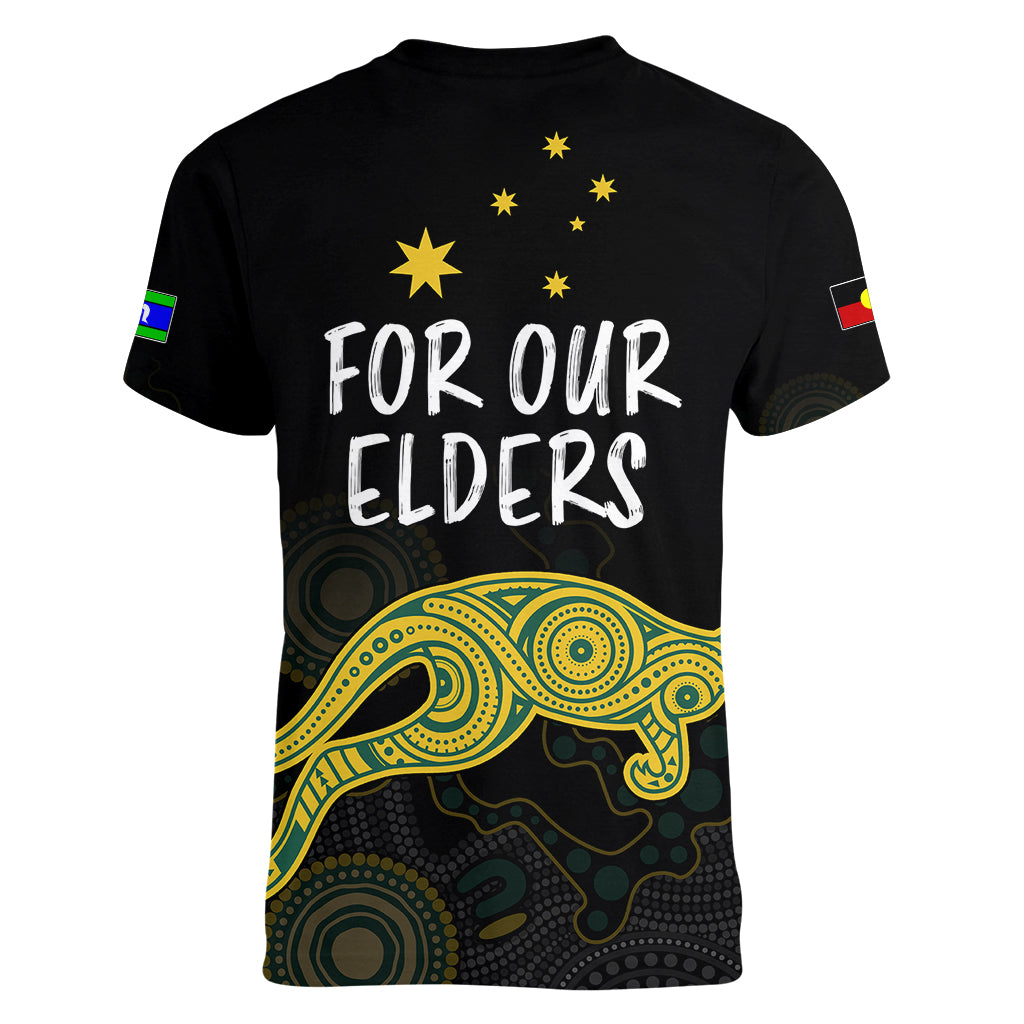 naidoc-week-2023-women-v-neck-t-shirt-australia-soccer-matildas-for-our-elders