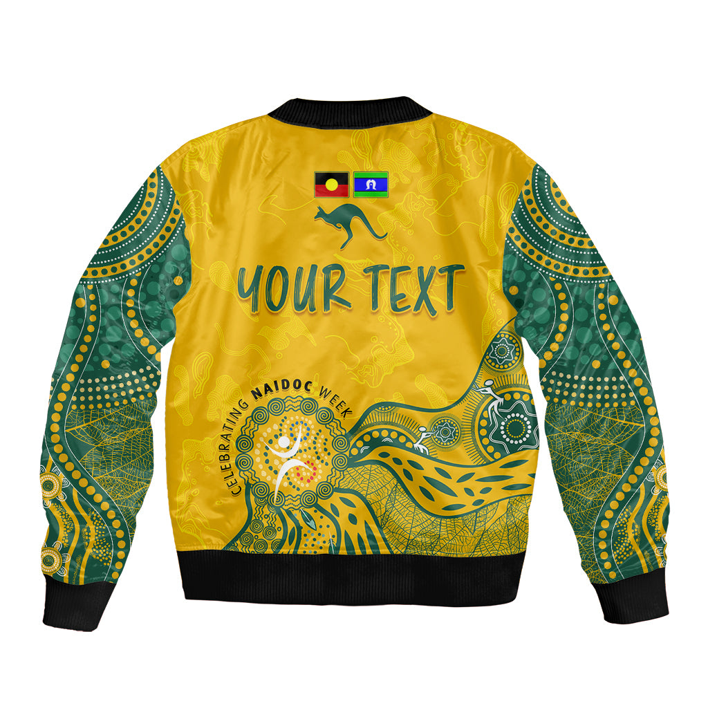 personalised-naidoc-week-2023-aboriginal-bomber-jacket-australia-socceroos-indigenous