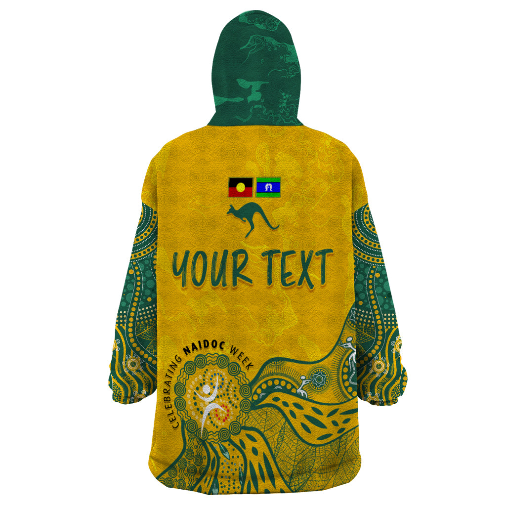 personalised-naidoc-week-2023-aboriginal-wearable-blanket-hoodie-australia-socceroos-indigenous