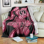 Australia Indigenous Blanket Breast Cancer Black Aboriginal Butterfly