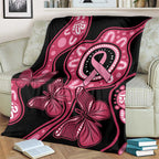 Australia Indigenous Blanket Breast Cancer Black Aboriginal Butterfly