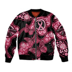 Australia Indigenous Bomber Jacket Breast Cancer Black Aboriginal Butterfly