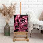 Australia Indigenous Canvas Wall Art Breast Cancer Black Aboriginal Butterfly