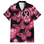 Australia Indigenous Family Matching Long Sleeve Bodycon Dress and Hawaiian Shirt Breast Cancer Black Aboriginal Butterfly