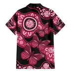 Australia Indigenous Family Matching Mermaid Dress and Hawaiian Shirt Breast Cancer Black Aboriginal Butterfly