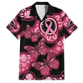 Australia Indigenous Family Matching Tank Maxi Dress and Hawaiian Shirt Breast Cancer Black Aboriginal Butterfly