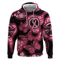 Australia Indigenous Hoodie Breast Cancer Black Aboriginal Butterfly