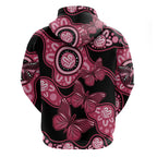 Australia Indigenous Hoodie Breast Cancer Black Aboriginal Butterfly