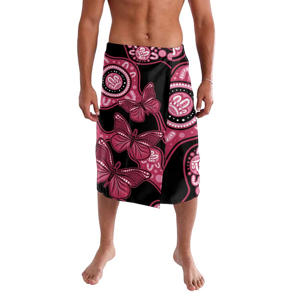 Australia Indigenous Lavalava Breast Cancer Black Aboriginal Butterfly