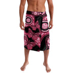 Australia Indigenous Lavalava Breast Cancer Black Aboriginal Butterfly