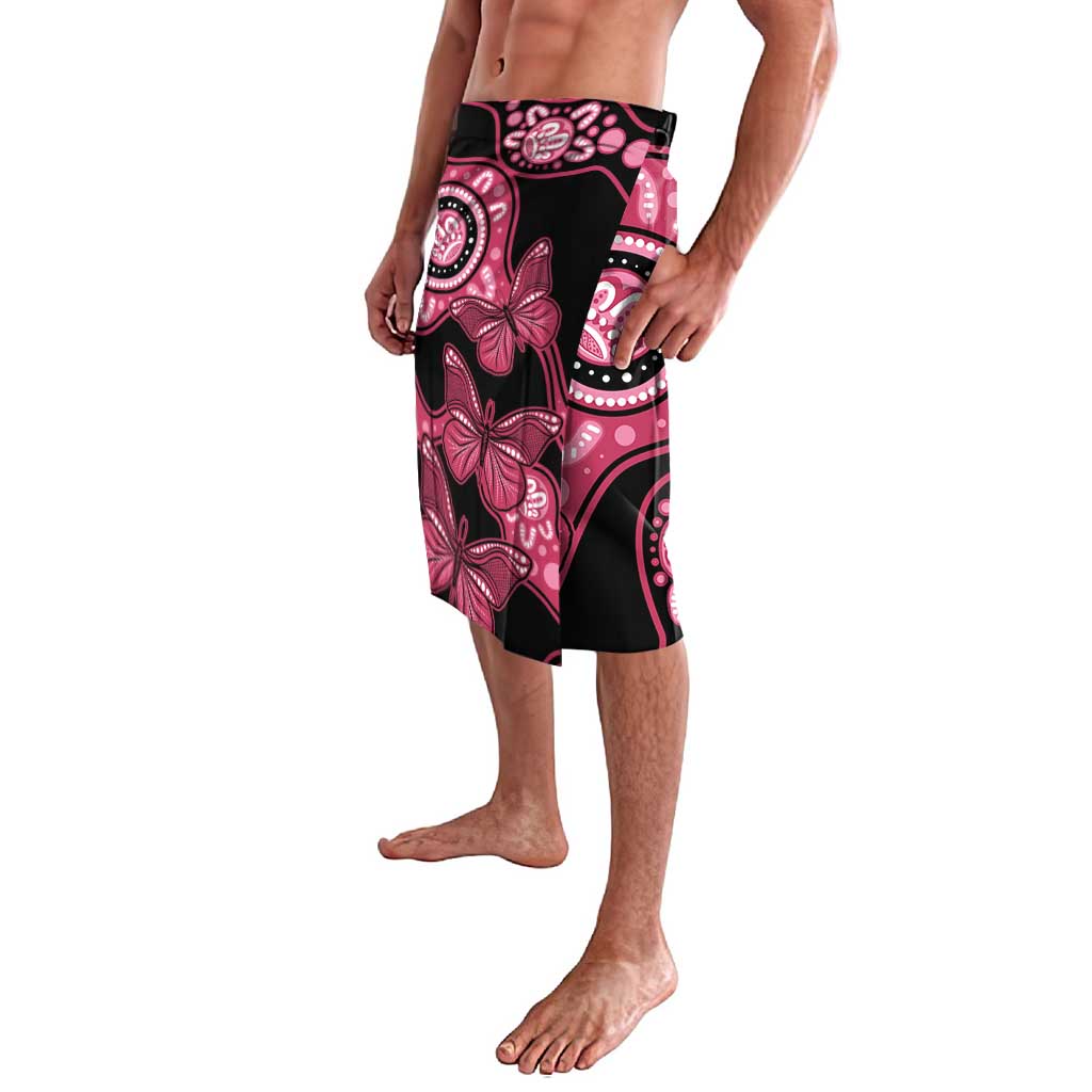 Australia Indigenous Lavalava Breast Cancer Black Aboriginal Butterfly