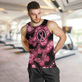 Australia Indigenous Men Tank Top Breast Cancer Black Aboriginal Butterfly