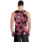 Australia Indigenous Men Tank Top Breast Cancer Black Aboriginal Butterfly