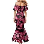 Australia Indigenous Mermaid Dress Breast Cancer Black Aboriginal Butterfly