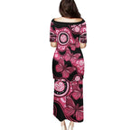 Australia Indigenous Puletasi Breast Cancer Black Aboriginal Butterfly