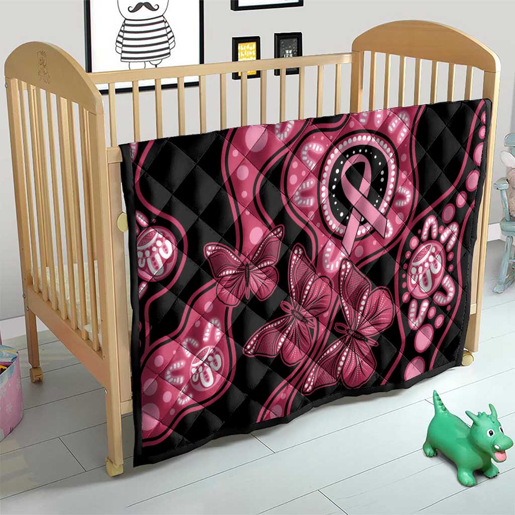 Australia Indigenous Quilt Breast Cancer Black Aboriginal Butterfly