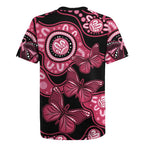 Australia Indigenous Rugby Jersey Breast Cancer Black Aboriginal Butterfly
