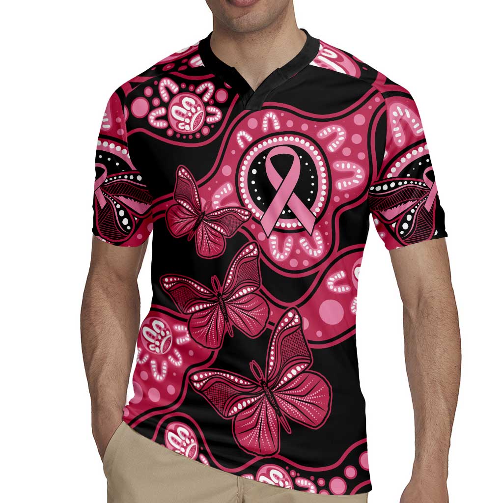 Australia Indigenous Rugby Jersey Breast Cancer Black Aboriginal Butterfly