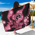 Australia Indigenous Sarong Breast Cancer Black Aboriginal Butterfly