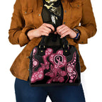 Australia Indigenous Shoulder Handbag Breast Cancer Black Aboriginal Butterfly