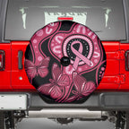 Australia Indigenous Spare Tire Cover Breast Cancer Black Aboriginal Butterfly