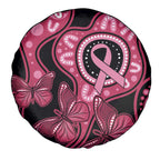 Australia Indigenous Spare Tire Cover Breast Cancer Black Aboriginal Butterfly