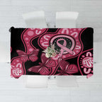 Australia Indigenous Tablecloth Breast Cancer Black Aboriginal Butterfly