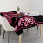 Australia Indigenous Tablecloth Breast Cancer Black Aboriginal Butterfly