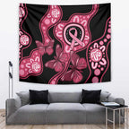 Australia Indigenous Tapestry Breast Cancer Black Aboriginal Butterfly