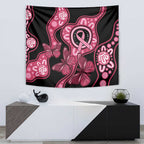 Australia Indigenous Tapestry Breast Cancer Black Aboriginal Butterfly