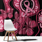 Australia Indigenous Window Curtain Breast Cancer Black Aboriginal Butterfly