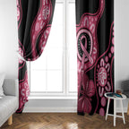 Australia Indigenous Window Curtain Breast Cancer Black Aboriginal Butterfly