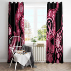 Australia Indigenous Window Curtain Breast Cancer Black Aboriginal Butterfly