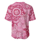 Australia Indigenous Baseball Jersey Breast Cancer Pink Aboriginal Butterfly