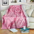 Australia Indigenous Blanket Breast Cancer Pink Aboriginal Butterfly