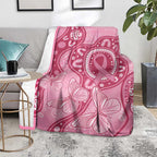 Australia Indigenous Blanket Breast Cancer Pink Aboriginal Butterfly