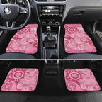 Australia Indigenous Car Mats Breast Cancer Pink Aboriginal Butterfly