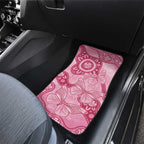 Australia Indigenous Car Mats Breast Cancer Pink Aboriginal Butterfly