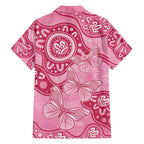 Australia Indigenous Hawaiian Shirt Breast Cancer Pink Aboriginal Butterfly