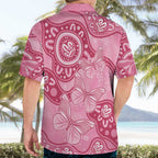 Australia Indigenous Hawaiian Shirt Breast Cancer Pink Aboriginal Butterfly