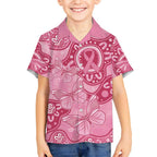Australia Indigenous Hawaiian Shirt Breast Cancer Pink Aboriginal Butterfly